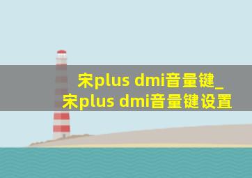 宋plus dmi音量键_宋plus dmi音量键设置